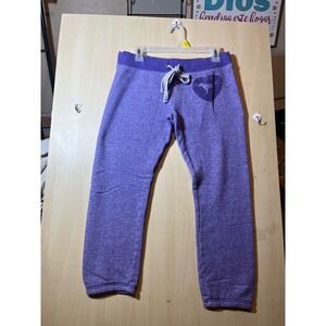PINK Victoria's Secret Purple Sweatpants Joggers "LOVE PINK" Women's XS‎